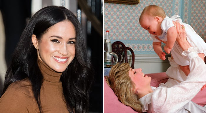 Meghan Markle paid tribute to Princess Diana in a photo with her daughter Lilibet.