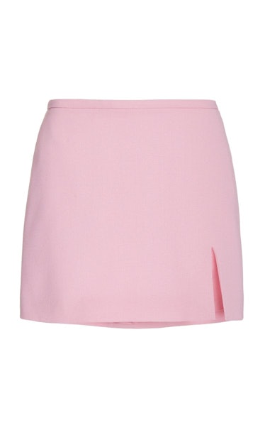 MACH & MACH pink mini skirt.