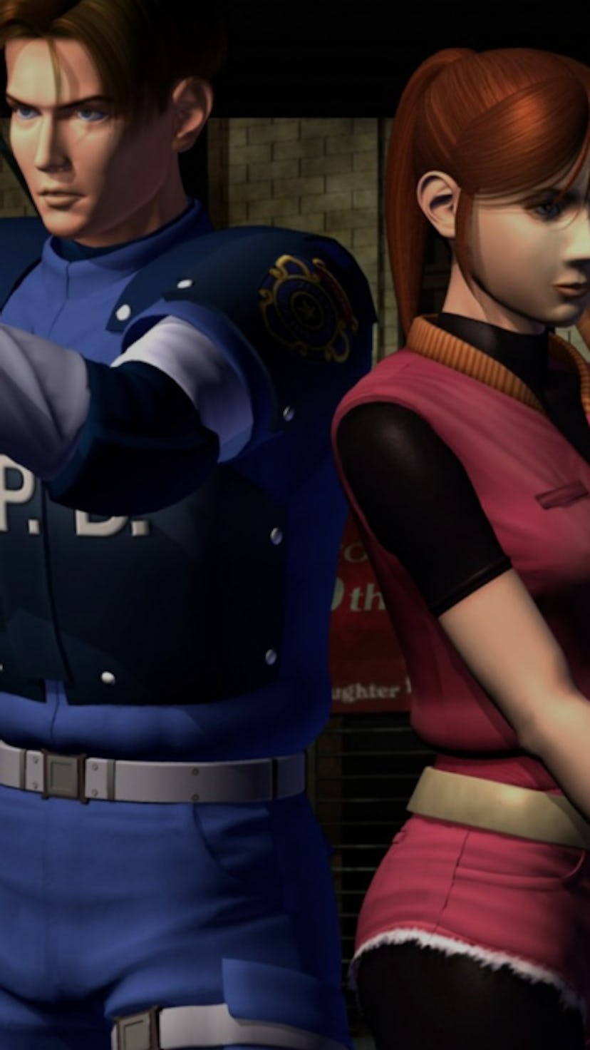A promotional screenshot for Resident Evil 2