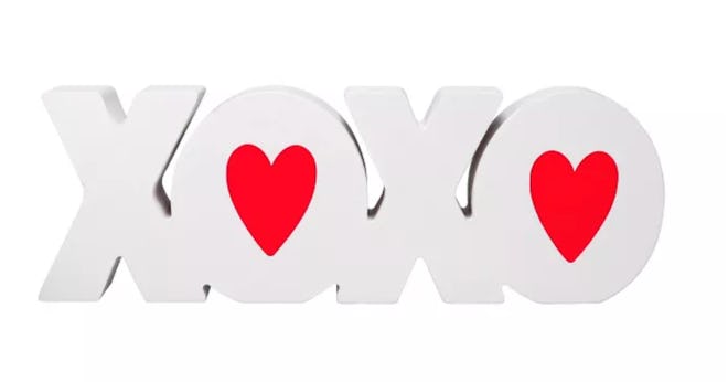Target XOXO Valentine's Day Tabletop Wood Sign 