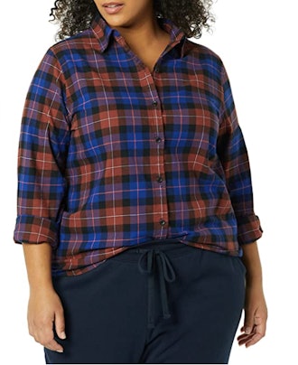 Amazon Essentials Classic-Fit Lightweight Flannel Shirt
