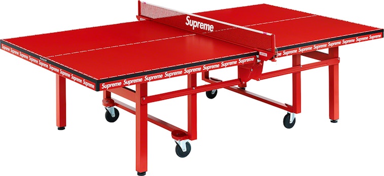 Supreme made an insane ping pong table for your dream hypebeast game room