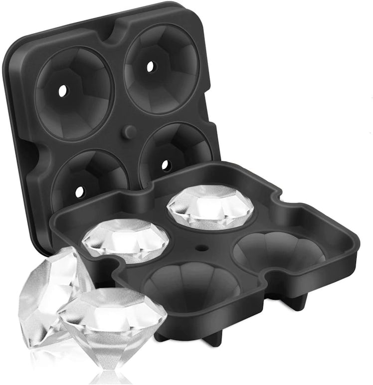 SAWNZC Diamond Ice Cube Molds 