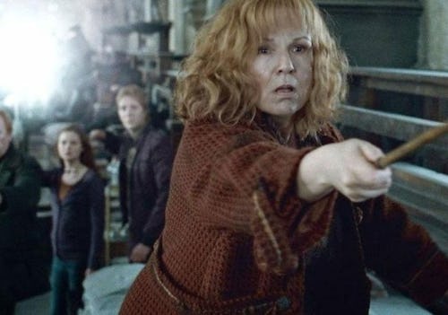 Julie Walters as Molly Weasley in Harry Potter