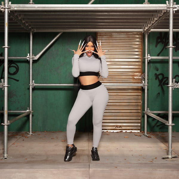 Reebok x Cardi B athleisure collaboration.