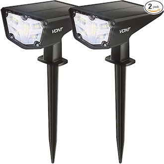 Vont LED Outdoor Solar Ground Lights (2-Pack)