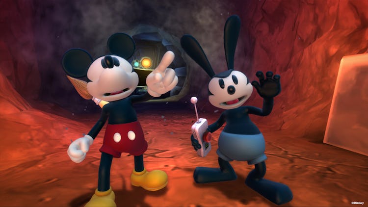 Mickey and Oswald in 'Epic Mickey 2: The Power of Two'
