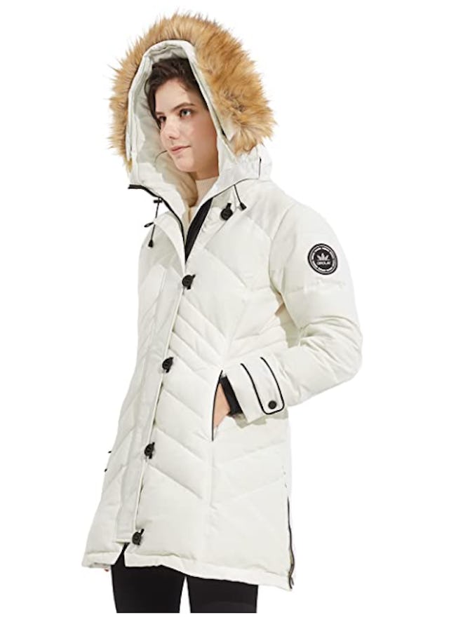 Orolay Mid-Length Slim Puffer Jacket