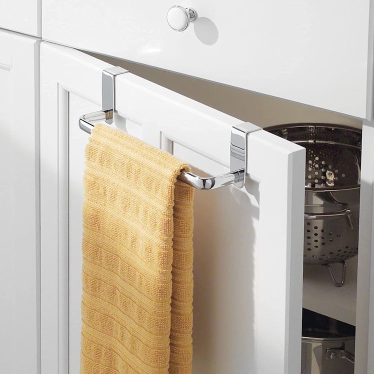 mDesign Over Cabinet Towel Bar Rack