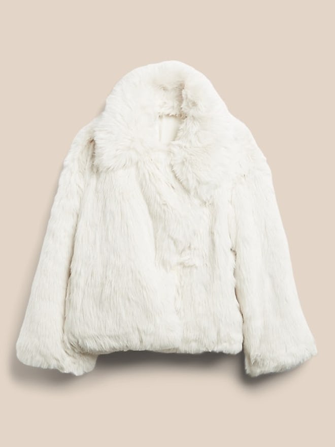 Reversible Faux Fur Down Jacket