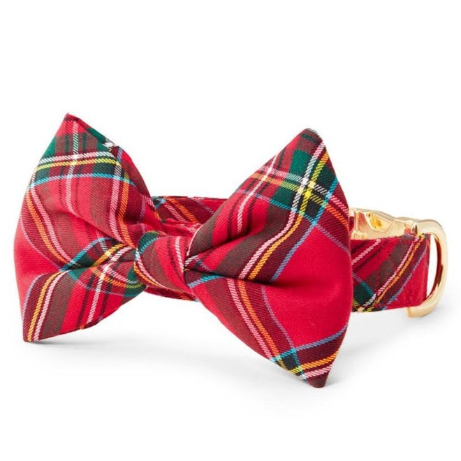 Tartan Plaid Bow Tie Collar