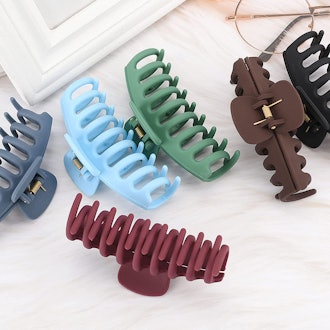 CENTSTAR Large Hair Claw Clips (12 Pack)