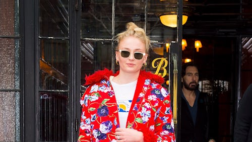 Sophie Turner is seen in the East Village on February 24, 2018 in New York City.