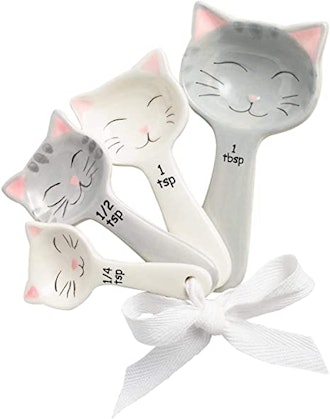 Trendsettings Cat Shaped Ceramic Measuring Spoons