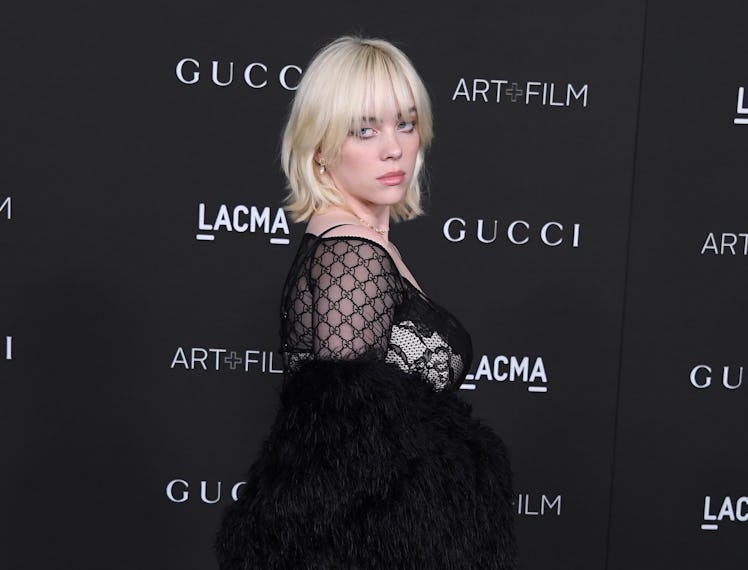 Billie Eilish with blonde hair