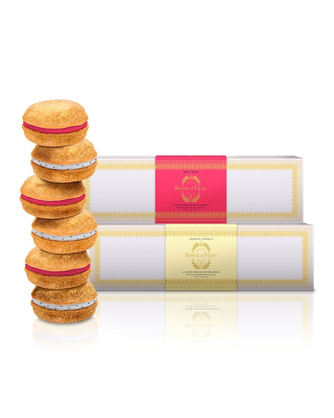 Vanilla & Rose Dog Macarons, 2-Pack