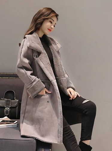 Shineflow Faux Fur Lined Coat