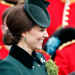 Kate Middleton wearing one of her favourite jewellery brands, Monica Vinader.