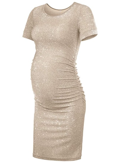 Glitter Maternity Dress 