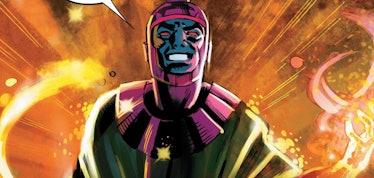 Kang unleashing his best villain grin in Uncanny Avengers Vol. 1 #21