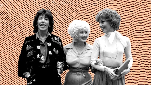 Jane Fonda, Lily Tomlin and Dolly Parton in Nine to Five