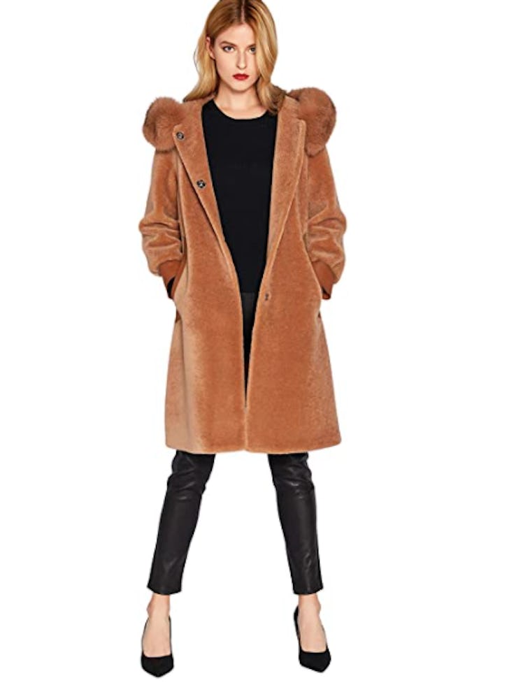 Smart Universe Shearling Teddy Fur Coat