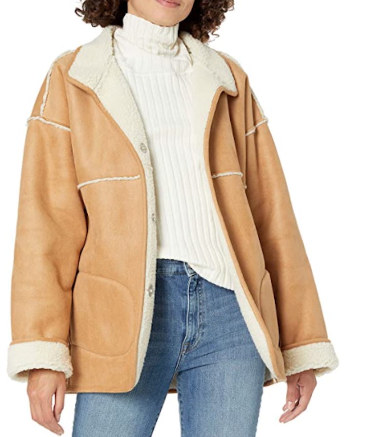 The Drop @spreadfashion Reversible Sherpa Jacket