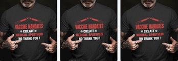 Rightwing Facebook ad t-shirt