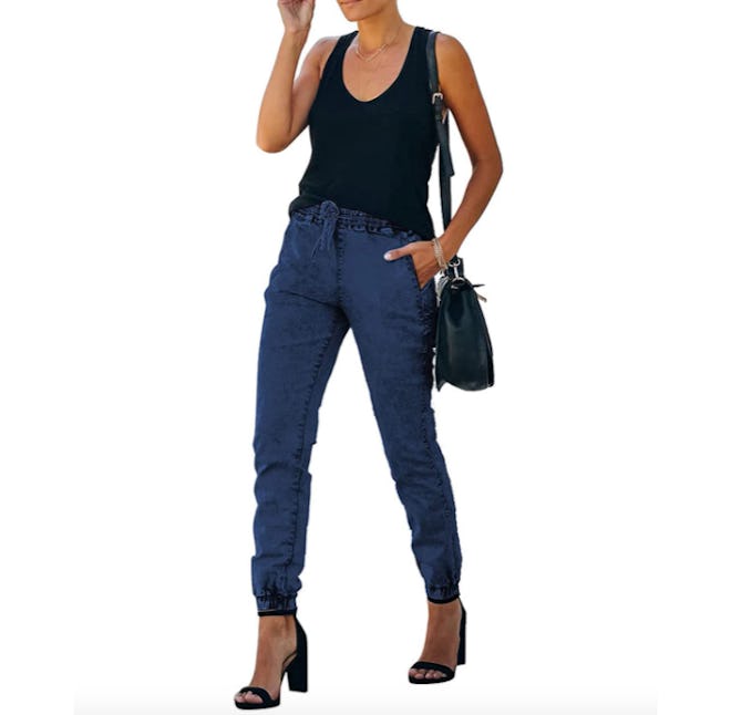 Vetinee High Rise Jogger Jeans