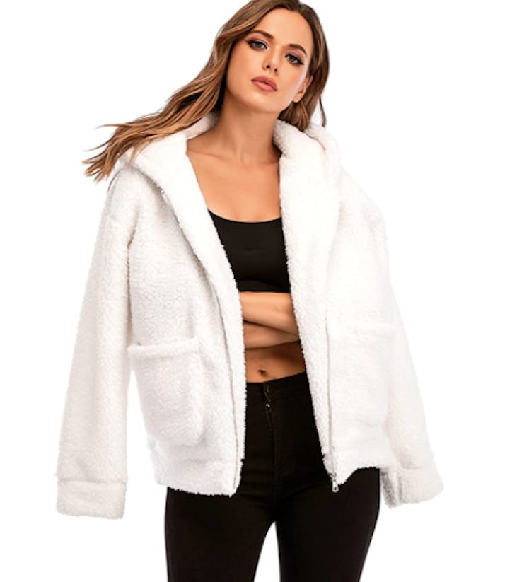 Comeon Faux Shearling Shaggy Jacket
