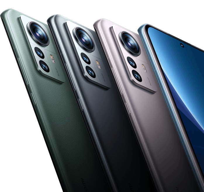 Different color options for Xiaomi's flagship 12 series