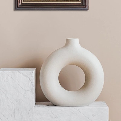 XIUWOUG Ceramic Circular Vase