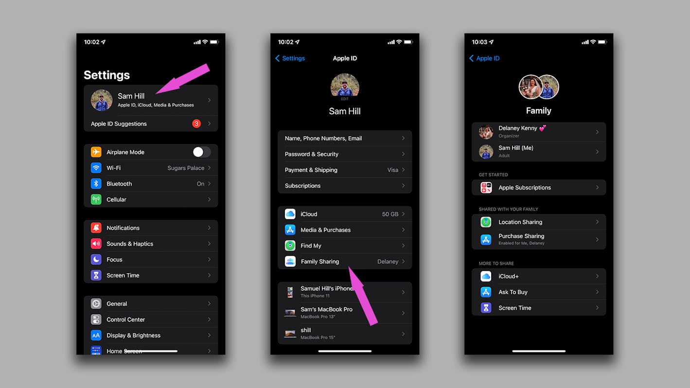 How to set up Family Sharing on iOS