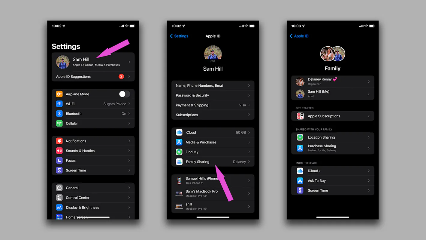How to set up Family Sharing on iOS