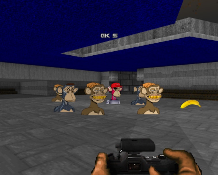 A screenshot from NFT Doom