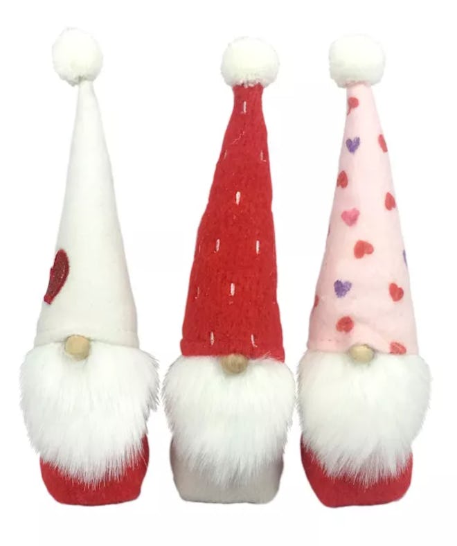 This 3-pack of Valentine's Day gnomes is a fun decoration.