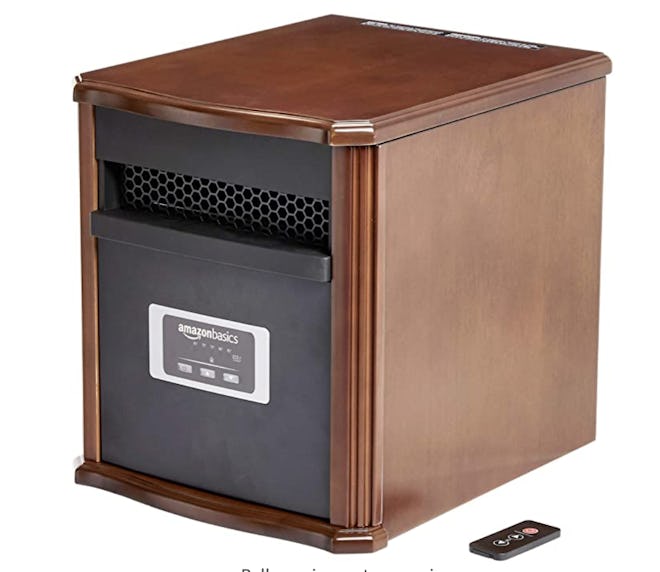 Amazon Basics Portable Eco-Smart Space Heater - Wood