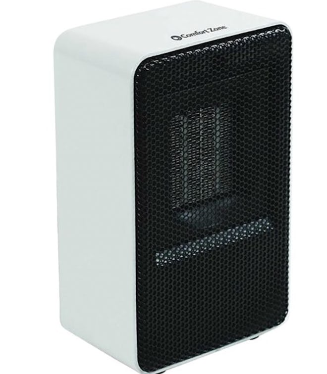 Comfort Zone CZ410WT Fan-Forced Personal Ceramic Desktop Heater