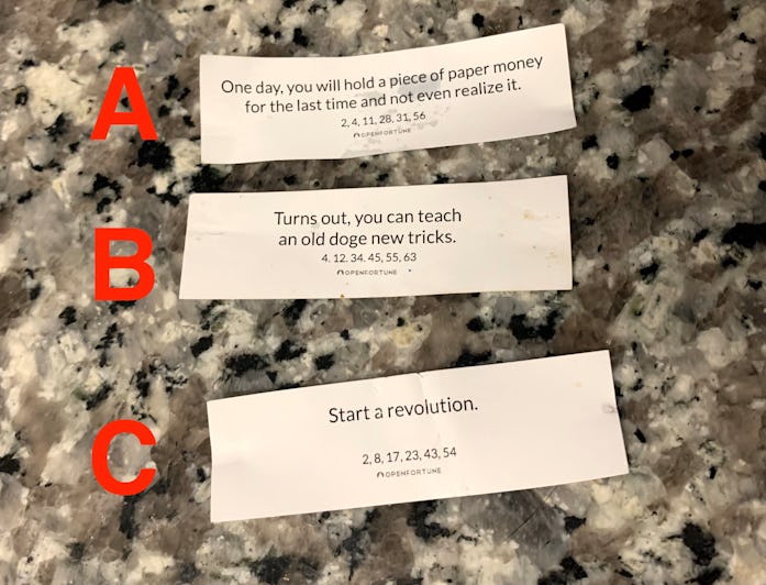 Cryptocurrency themed fortune cookie message examples
