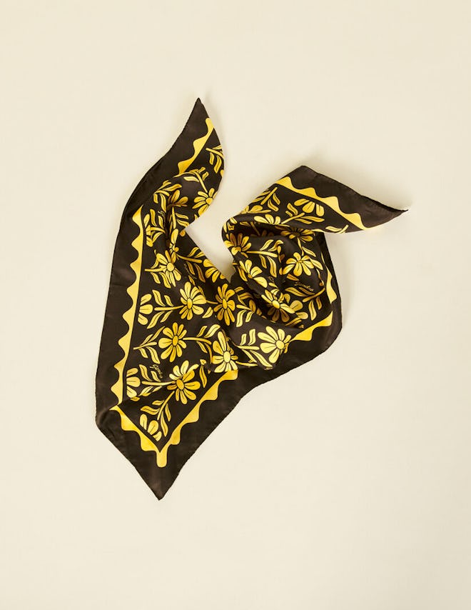 Printed Silk Twill Scarf