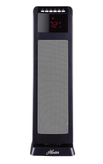 Hunter 24 inc. 1500 Watt Digital Ceramic Tower Heater