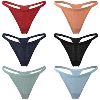 Closecret Cotton Thongs (6 Pack)