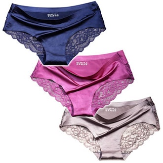 ITAYAX Silk Seamless Lace Underwear (3-Pack)