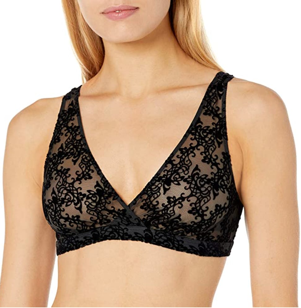 Mae Velvet Flocked Bralette