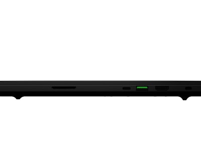 Razer Blade 15 close with right ports visible
