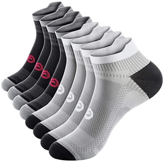 PAPLUS Ankle Compression Sock (4 Pairs)