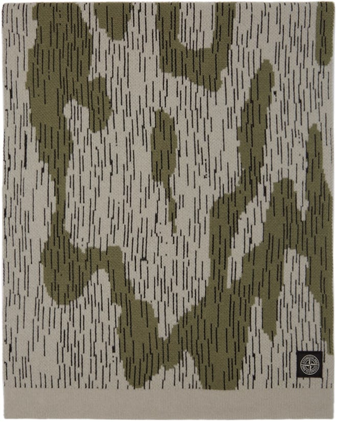 Stone Island Rain Camo Scarf