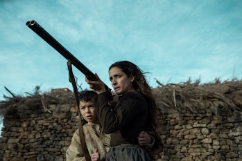 Inma Cuesta and Asier Flores in the new Netflix film, The Wasteland.