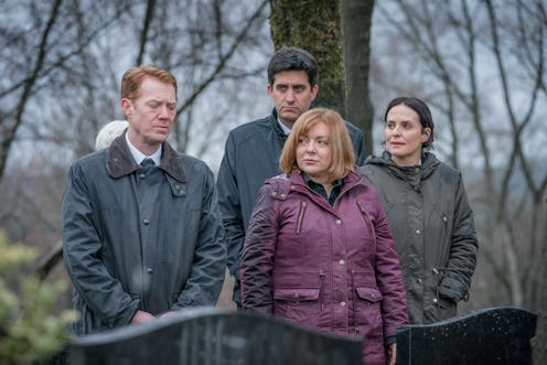 Tom (KRIS HITCHEN), Sami (MEMET ALI ALABORA), Sarah (SHERIDAN SMITH), Kate (LEANNE BEST) in BBC's 'F...