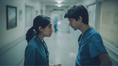 Shruti (AMBIKA MOD) and Adam (BEN WHISHAW) in BBC's adaptation of 'This Is Going To Hurt'